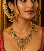 Padmavritta Imperial Temple Necklace