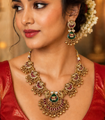 Chandraprabha Regal Temple Necklace