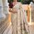 Cream cotton silk saree with colorful floral weaving pallu with blouse