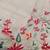 Cream matka silk saree with heavy floral embroidery border with running blouse