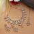 Light pink color kundan necklace set