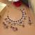 Red color kundan necklace set