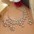 White color kundan necklace set