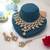 White color kundan necklace set