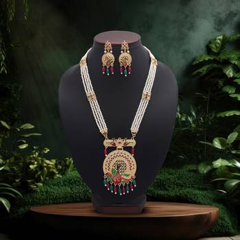 Rani & green color rajputi jewellery rani haar 2