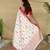 Red color machine woven multi thread work tussar silk saree