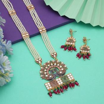 Multi color rajputi jewellery rani haar 1
