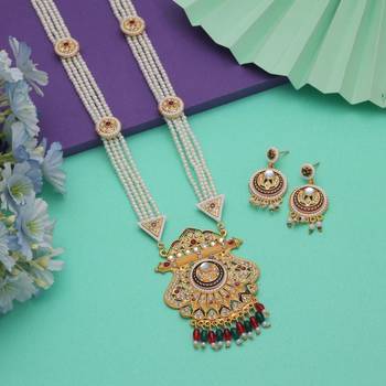 Multi color rajputi jewellery rani haar 1
