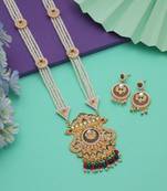 Multi color rajputi jewellery rani haar