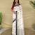 Black color machine woven multi thread work tussar silk saree