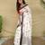 Black color machine woven multi thread work tussar silk saree
