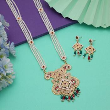 Multi color rajputi jewellery rani haar 1