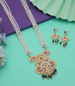 Multi color rajputi jewellery rani haar