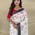 Black color machine woven multi thread work tussar silk saree