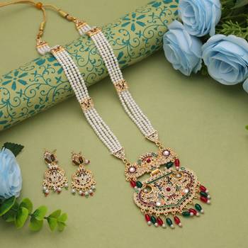 Multi color rajputi jewellery rani haar 1