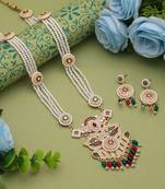 Multi color rajputi jewellery rani haar