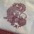 Red tussar silk multi thread peacock motifs saree