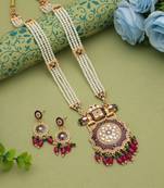 Multi color rajputi jewellery rani haar
