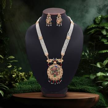 Multi color rajputi jewellery rani haar 2