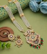 Multi color rajputi jewellery rani haar