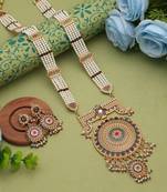 Multi color rajputi jewellery rani haar
