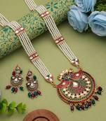 Multi color rajputi jewellery rani haar