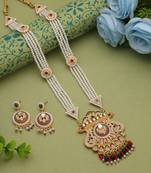 Multi color rajputi jewellery rani haar