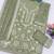 Green heavy chiffon georgette suit set