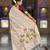 soft pure muga cotton  saree with meenakari  weaving  motifs and contrast blouse