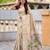 soft pure muga cotton  saree with meenakari  weaving  motifs and contrast blouse