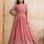 Womens's Star Georgette Traditional Motiff Semi Stitched Lehenga Choli With Cnotrance Dupatta Set