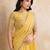 Womens's Star Georgette Traditional Motiff Semi Stitched Lehenga Choli With Cnotrance Dupatta Set