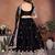 Womens's Star Georgette Traditional Motiff Semi Stitched Lehenga Choli With Cnotrance Dupatta Set