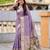 soft pure muga cotton  saree with meenakari  weaving  motifs and contrast blouse