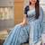 soft pure muga cotton  saree with meenakari  weaving  motifs and contrast blouse