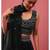 Black Embroidered work Party wear Lehenga choli with Dupatta.