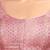 Baby pink brocade half sleeves padded readymade saree blouse