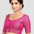 Rani brocade half sleeves padded readymade saree blouse