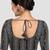 Black ikat handloom cotton padded readymade saree blouse