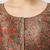 Black silk printed round neck half sleeves readymade saree blouse