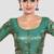 Brocade delight short sleeves padded readymade saree blouse