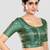 Brocade delight short sleeves padded readymade saree blouse