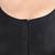 Black kora silk elbow sleeves round neck padded readymade saree blouse