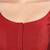Maroon kora silk elbow sleeves round neck padded readymade saree blouse