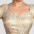 Cream banarasi brocade short sleeves padded readymade saree blouse