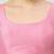 Pink plain silk spaghetti padded readymade saree blouse