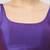 Purple plain silk spaghetti padded readymade saree blouse