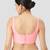 Baby pink plain silk spaghetti padded readymade saree blouse