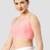 Baby pink plain silk spaghetti padded readymade saree blouse