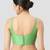 Light green plain silk spaghetti padded readymade saree blouse